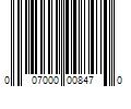 Barcode Image for UPC code 007000008470