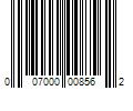 Barcode Image for UPC code 007000008562