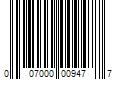 Barcode Image for UPC code 007000009477