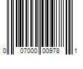 Barcode Image for UPC code 007000009781