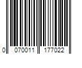 Barcode Image for UPC code 0070011177022