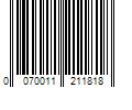 Barcode Image for UPC code 0070011211818