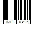 Barcode Image for UPC code 0070018002044