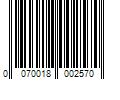 Barcode Image for UPC code 0070018002570