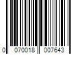 Barcode Image for UPC code 0070018007643