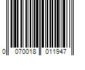 Barcode Image for UPC code 0070018011947