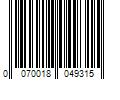 Barcode Image for UPC code 0070018049315