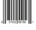 Barcode Image for UPC code 007002551561