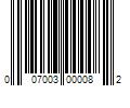 Barcode Image for UPC code 007003000082