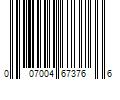 Barcode Image for UPC code 007004673766