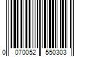 Barcode Image for UPC code 0070052550303