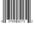 Barcode Image for UPC code 007005821722