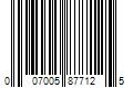 Barcode Image for UPC code 007005877125