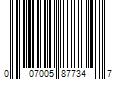 Barcode Image for UPC code 007005877347