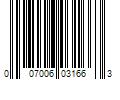 Barcode Image for UPC code 007006031663