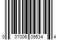 Barcode Image for UPC code 007006095344