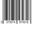 Barcode Image for UPC code 0070074574318