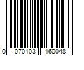 Barcode Image for UPC code 0070103160048