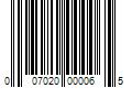 Barcode Image for UPC code 007020000065