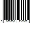 Barcode Image for UPC code 0070200230002