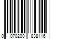 Barcode Image for UPC code 0070200838116