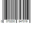 Barcode Image for UPC code 0070200847019