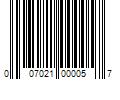 Barcode Image for UPC code 007021000057