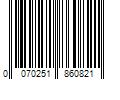 Barcode Image for UPC code 0070251860821