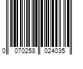 Barcode Image for UPC code 0070258024035