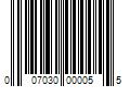 Barcode Image for UPC code 007030000055