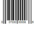 Barcode Image for UPC code 007030000086