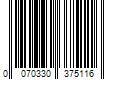 Barcode Image for UPC code 0070330375116