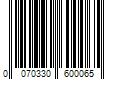 Barcode Image for UPC code 0070330600065