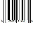 Barcode Image for UPC code 007033714010