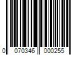 Barcode Image for UPC code 0070346000255