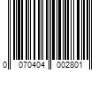 Barcode Image for UPC code 0070404002801