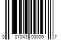 Barcode Image for UPC code 007043000097