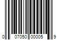 Barcode Image for UPC code 007050000059