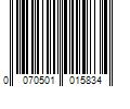 Barcode Image for UPC code 0070501015834. Product Name: Johnson & Johnson Neutrogena Original Fragrance-Free Gentle Facial Cleansing Bar  3 pk./3.5 oz