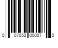 Barcode Image for UPC code 007053000070