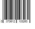 Barcode Image for UPC code 0070612103260