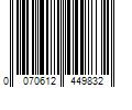 Barcode Image for UPC code 0070612449832