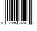 Barcode Image for UPC code 007066000067