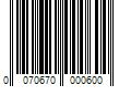 Barcode Image for UPC code 0070670000600