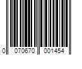 Barcode Image for UPC code 0070670001454