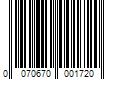 Barcode Image for UPC code 0070670001720