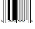 Barcode Image for UPC code 007068000058