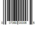 Barcode Image for UPC code 007068000065