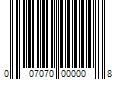 Barcode Image for UPC code 007070000008