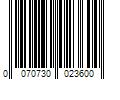 Barcode Image for UPC code 0070730023600